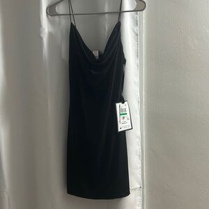 Mini black dress